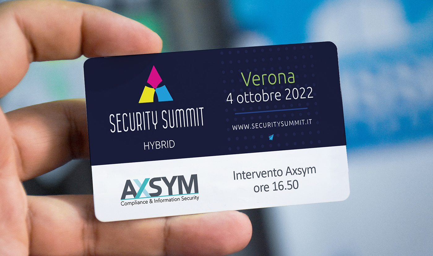Axsym al Security Summit Verona 2022